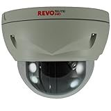 Revo REHVD0309-1 Elite HD 1080P IP Indoor/Outdoor Dome Surveillance Camera (White)