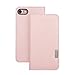 Moshi Overture for iPhone SE 2020/8/7 Case, Wallet Folio Cover with Vegan Leather, Folding Stand, Military-Grade Drop Protection, Wireless Charging Compatible, Daisy Pink