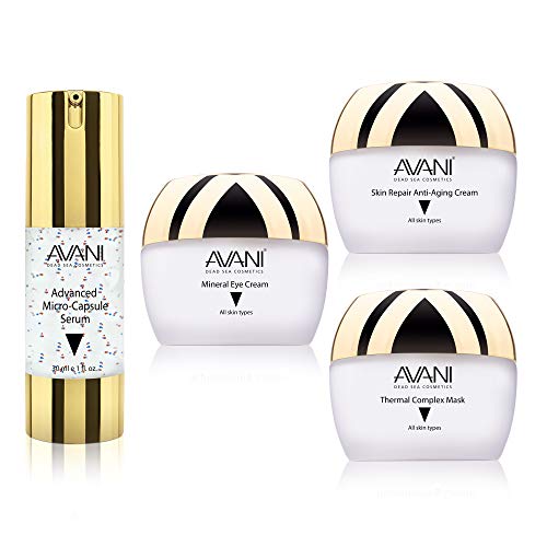 AVANI Timeless Skincare Set | Skin Repair Anti-Aging Cream 1.75 fl. oz. | Thermal Complex Mask 1.75 fl. oz. | Mineral Eye Cream 1.75 fl. oz. | Advanced Micro Capsule Serum 1 fl. oz. | 4-Piece Set - Thumbnail 5