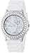 Disney Women's TK1062 Rhinestone Accent Tinkerbell White Rubber Strap Watch