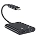 VAMASS 3.5 mm Headphone Jack Adapter, 2 in 1 Headphone Adapter with 12W 2.4A Fast Charge, Hi-fi Audio Earphone Adapter, Support Remote Control & Phone Call, Compatible with iPhone X/8/8Plus/7/7Plus