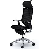 オカムラ オフィスチェア バロン 可動ヘッドレスト 可動肘 座メッシュ ブラック  CP81AR-FDH1