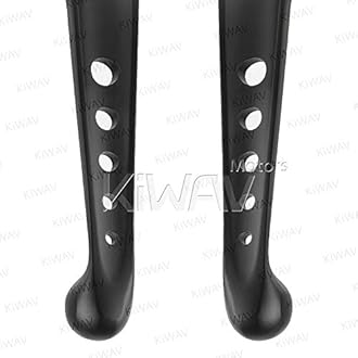 KiWAV Ergonomic Hand Control Levers Aluminum Edge Cut 10205B Black compatible for Harley-Davidson