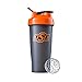 BlenderBottle Classic NCAA Collegiate Shaker Bottle, Oklahoma State University - Grey/Orange, 28-Ounce