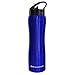 Hydracentials Insulated Stainless Steel Metal Water Bottle with Straw Lid - Vacuum Insulated Water Bottles, Keeps Hot and Cold - Sports Canteen Bottle (Cobalt, 25oz)