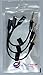 3 GenTech Generic Replacement Headphone Wires With 3 Black Cover / Screws for Iphone 4 / 4S LifeProof Cases