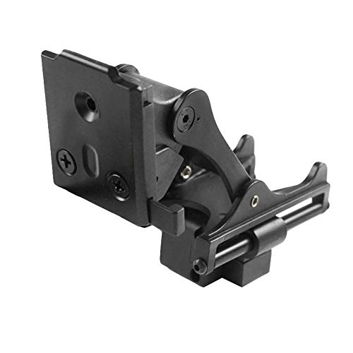 LIVIQILY Tactical Sports Helmets Mounting Bracket for Rhino NVG PVS-14/PVS-7 Night Vision Fast ACH PASGT MICH Helmets M88 (Black) - Thumbnail 4