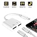 Headphone Jack Adapter for iPhone X Dual Headphone Jack Audio Charger Splitter Dongle Adapter for iPhone Xs iPhone 8/8plus iPhone 7/7plus [Audio+Charge+Volume Control+Call] Support iOS 11 or Higher