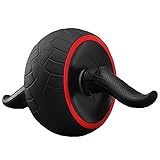 Ab Roller Wheel Power Wheel Exercise Fitness Abdominal Carver with Knee Mat Anti-Slip Handles ,Training Equipment