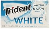 Trident Gum, Sugar Free, Wintergreen, Dual Tear Pack, 16 ct (Pack of 9)