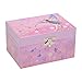 Jewelkeeper Girl's Musical Jewelry Storage Box with Twirling Fairy, Flower Design, Dance of the Sugar Plum Fairy Tune