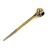 Estone Hexagon Scaffold Podger Ratchet Spanner Ratcheting Socket Wrench Tool 19mm/22mm (Gold)
