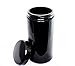 ultravioLeaf 1 Liter (34 fl oz) Premium Coffee & Herb Storage Container | Airtight Smell Proof Black Ultraviolet Glass Jar Canister | Best for Coffee, Tea, Herbs, Spices, Dried Goods