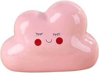 LIOOBO Forma de la Nube Cerámica Alcancía para los niños de la niña