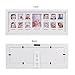 Feibi My First Year Baby Photo Frame Newborn Baby Keepsake Frame Kit Wood Kids Wall Hanging Picture Frame 13 Month Photo Frame (White) - Unique Baby Gifts The Perfect Decorations for Room Wall