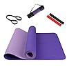 Summer Mae Yogamat, gymnastiekmat, fitnessmat, tweekleurig, gevoerd en antislip, met oriëntatielijn voor fitness, 183 x…