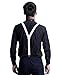 HDE Y-Back Suspenders for Men Clip On Adjustable Elastic 1