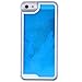 Appmax Cool Liquid Case Special Luminous Powder Glow in the Dark Quicksand Liquid Transparent Hard Phone Case for Iphone 5/iphone 5s (Blue)