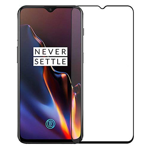 Tempered Glass for OnePlus 6T / OnePlus 7 (Black) Edge...