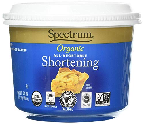 Spectrum Naturals Organic All Vegetable Shortening ( 24 oz ) with free Spoon