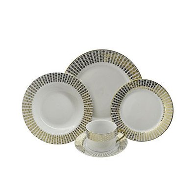 Three Star YL7620 Dinnerware Sets, Gold