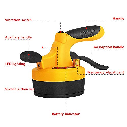 YangXu Professional Tile Machine Vibrator Tile Installation Machine, Suitable for 60X60cm Tiles Tile Installer