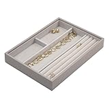 STACKERS ‘CLASSIC SIZE’ Taupe Ring & Bracelet STACKER Jewelry Box