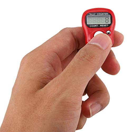 1pc Creative Stitch Marker Row Counter LCD Electronic Digit Finger Ring Digital Tally Counter Clicker Timer - Thumbnail 4