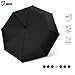 JBM Windproof Travel Umbrella Automatic Open Close Sun Rain Protection Lightweight Portable with Comfort Handle Extra Large Double Layer Umbrella for Golf and Outdoor Use
