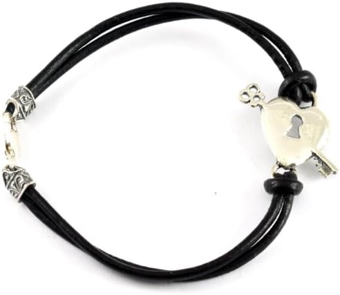 Sterling Silver Key to My Heart Bracelet
