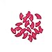 Eyourlife 20 PCS Soft Nail Caps Nail Covers Claw Caps Paw Covers for Cat Pet Kitten Dog with Glue Claws Control Paws Off Size XS Hot Pink
