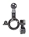 EKIND Universal Replacement Cradle and Removable Bicycle and Motorcycle Mount 17mm Swivel Ball GPS Holder Compatible for Garmin GPS Nuvi (Black)