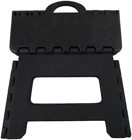 SeaStow 70008-2 Folding Step Stool, Black