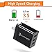 Quick Charge 3.0 USB Wall Charger, USINFLY 2-Pack 30W 3 Ports (QC3.0X1+2.4AX2) Adapter Fast Charging Adaptive Plug Compatible with Samsung Galaxy S10 S9 S8 Plus S7 S6 Edge Note 9, LG, Kindle, Tablet