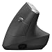 Logitech MX Vertical Wireless Mouse - Advanced Ergonomic Design Reduces Muscle Strain, Control and Move Content Between 3 Windows and Apple Computers (Bluetooth or USB), Rechargeable, Graphite