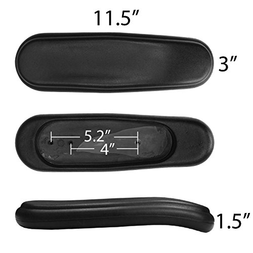 Replacement Office Task Chair Armrest Arm Pads – Pair – S5398