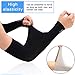 MIERES Arm Sleeves, Ice Silk UV Protection, Cooling Or Warmer Arm Sleeves, Sun Protection Arm Sleeves for Women Or Men, Cycling Basketball Outdoor Sporting