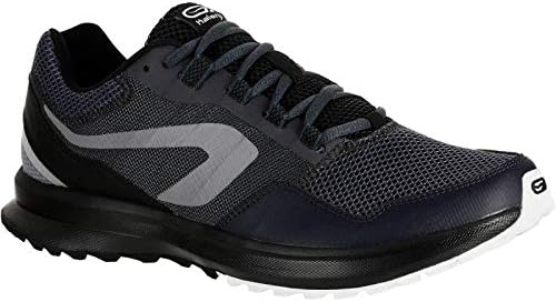Kalenji Run Active Grip Men's Running Shoes - Grey Black