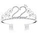 BABEYOND Crystal Birthday Tiara Crown Princess Birthday Crown Hair Accessories Happy 22nd Birthday Crown Tiara for Women (22 Birth)