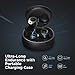 Letscom Wireless Earbuds, Upgraded Bluetooth 5.0 Headphones Deep Bass True Wireless Earbuds Stereo Hi-Fi Sound Wireless in-Ear Earphones with Mic and Charging Case
