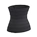 Junlan Waist Trainer, Corset Cincher Body Slimmer Shaper Tummy Control for Women (2XL) Black