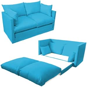 Ready Steady Cama cómoda para niños (2 plazas sofá Cama, Color Turquesa