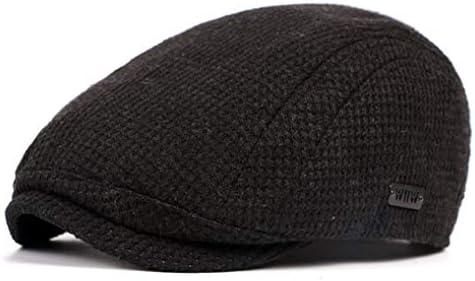 Thick-Knit Flat-Cap Beret-Hat Men Gatsby Newsboy Cabbie Caps Hunting Hats