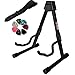 GLEAM Guitar Stand - Universal for Acoustic Electric and Classic Guitars and Bass (Standard)