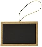 New Star 27907 Black Mini Chalkboards, 2 by 3-Inch, Set of 12