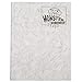 Monster Binder - 9 Pocket Trading Card Album -Marble White w White Pages - Holds 360 Yugioh, Magic, and Pokemon Cards