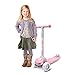 XJD Kick Scooter for Kids 3 Wheel Scooter for Girls Boys Toddler Scooter 4 Adjustable Height Lean to Steer with PU Flashing Wheels for Children from 3 to 12 Years Old