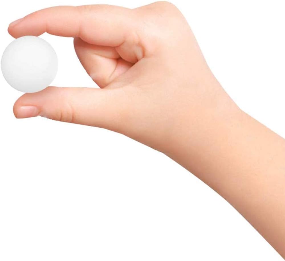 ArtCreativity Plastic Table Tennis Balls - Bulk Pack of 144 - Mini 1.5 Inch White Tennis Balls for Goldfish Game, or Table Games, Fun Carnival Games Supplies for Kids, Adults, Parties : Sports & Outdoors