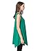 JollieLovin Womens Plus Size Loose-fit Sleeveless T-Shirt Tank Tunic Top(L, Deep Green)