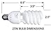 ALZO 27W CFL Photo Light Bulb 5500K, 1300 Lumens, 120V, Pack of 4